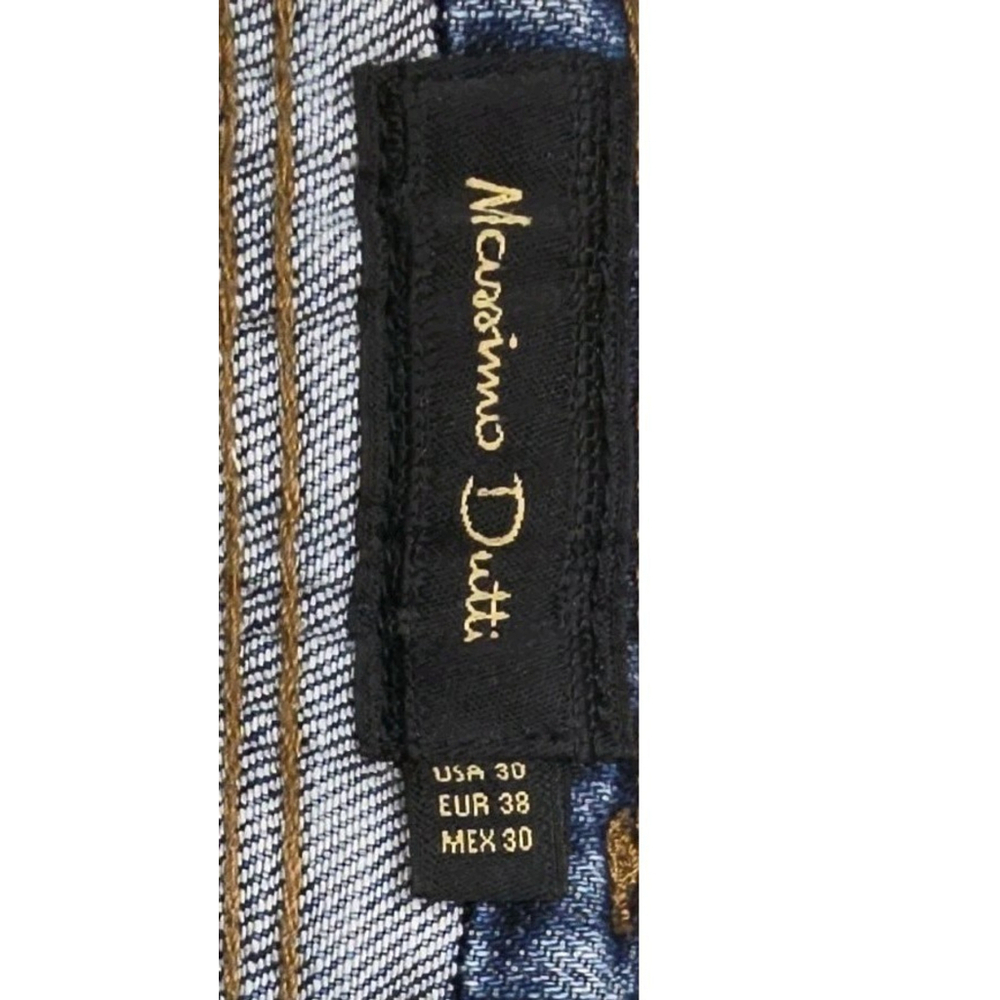 Massimo Dutti Selvedge Slim Jeans Men’s 30 Blue Premium Denim 28 Inseam - Picture 9 of 13